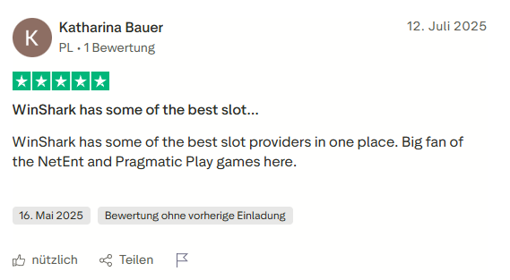 WinShark Casino Interface 2